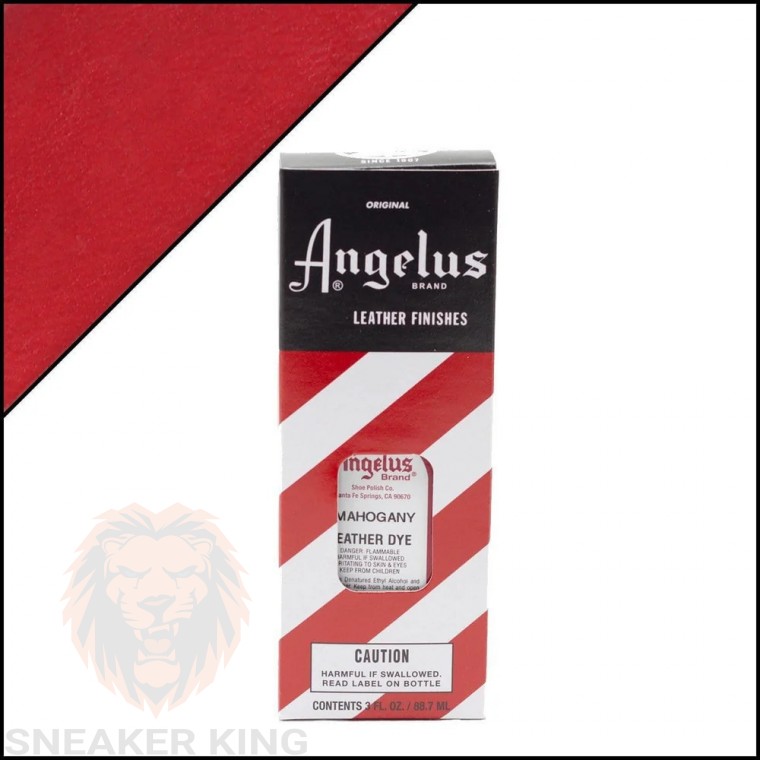 Барвник для шкіри Angelus leather dye Mohogany (червоне дерево) made in USA
